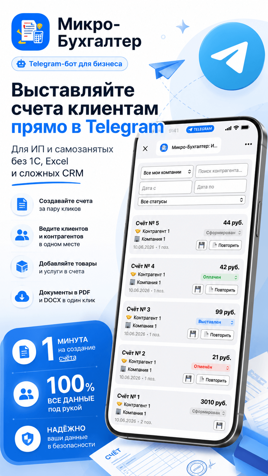 Микро-Бухглатер бот